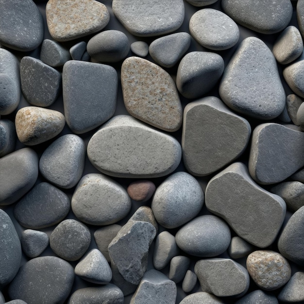 Clustered Rocks Formation in Rocky Landscape