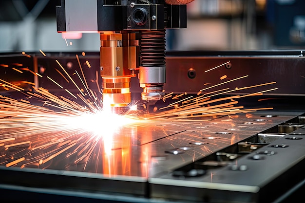 CNC-lasertechnologie voor het snelste snijden en lassen van plaat met behulp van een lasersweismachine