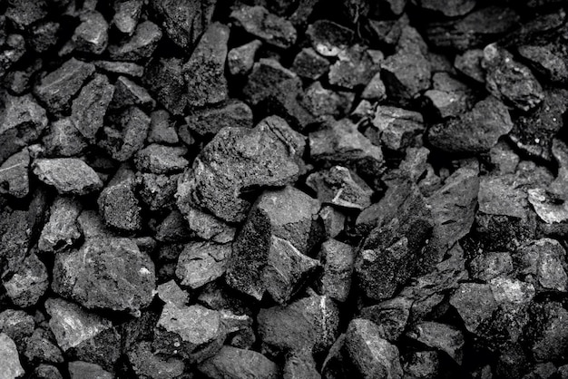 Coal Mine Background Pile of Natural Black Coal Texture