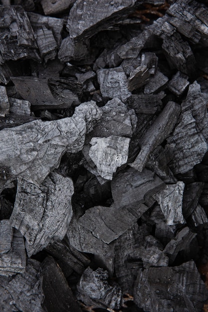 Coal pieces texture background for design