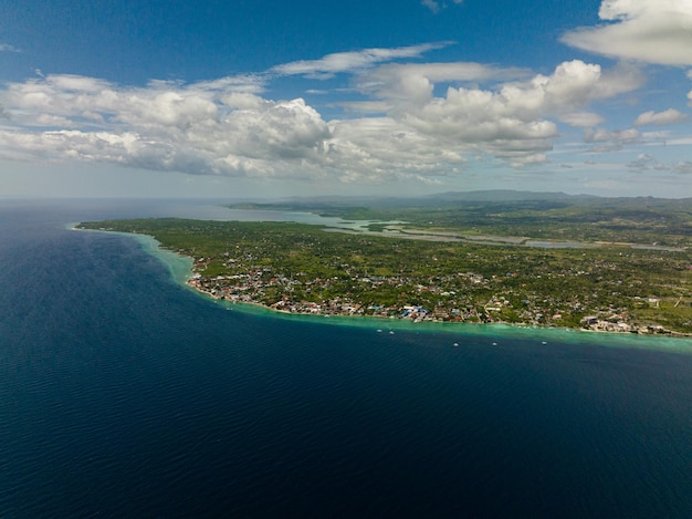 Coast of cebu island moalboal