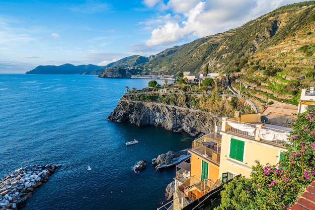 The coast from Manarola