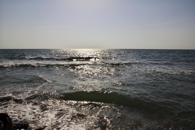 Photo the coast of red sea bab el mande hodeida yemen