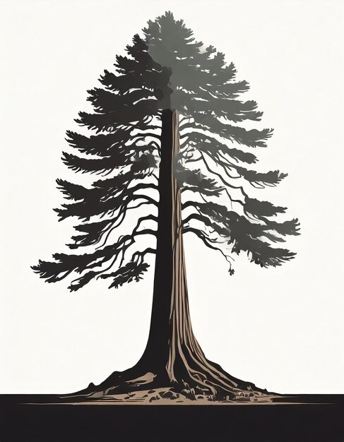 Foto illustrazione di una sequoia costiera