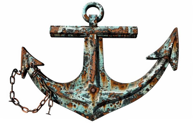 Photo coastal anchor wall decal