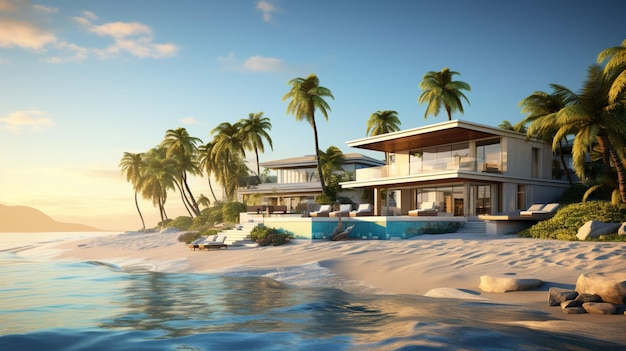 沿岸とビーチハウスのデザイン
