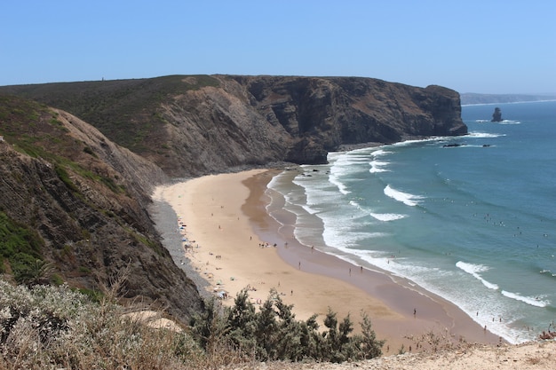 Photo coastal cliffs