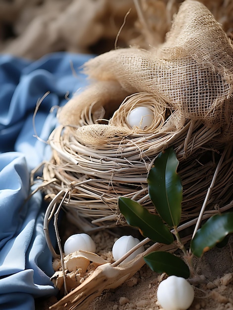 Coastal Driftwood Sacred Cross and Net Wrapped Palm Leaves D Cross Palm Sunday Photo Christian Art