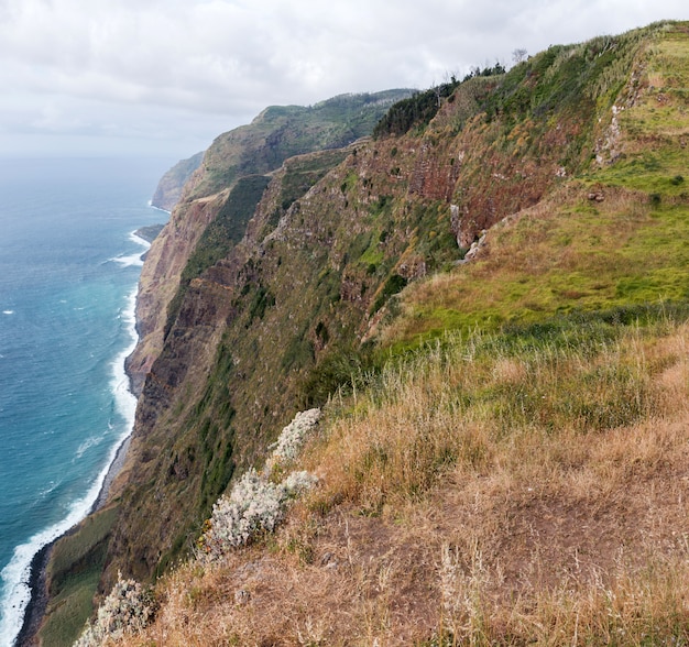 Coastal landscape in Madeira