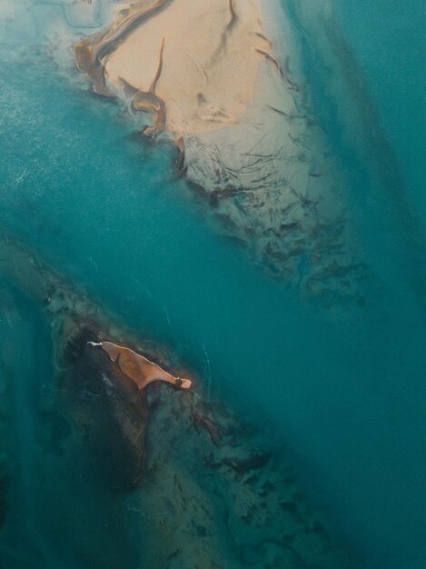 Coastal landscape in patagonia