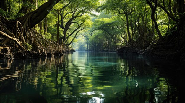 Coastal Mangrove Forest