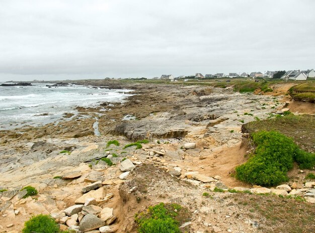 Photo coastal scenery in brittany