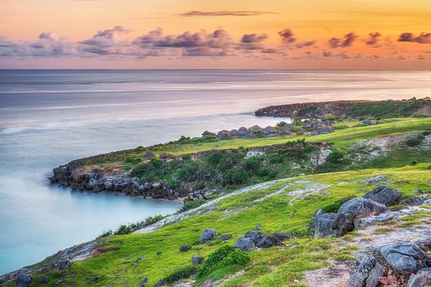 Coastal scenery on the island of sabu Indonesia