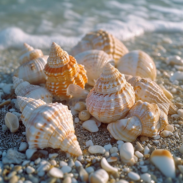 Coastal seashells