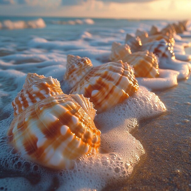 Coastal seashells