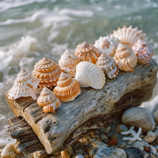 Coastal seashells