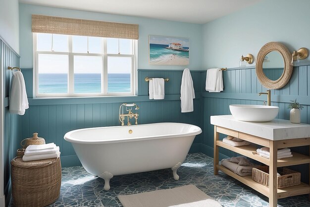 Coastal Seaside Bathroom