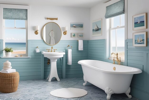 Coastal Seaside Bathroom