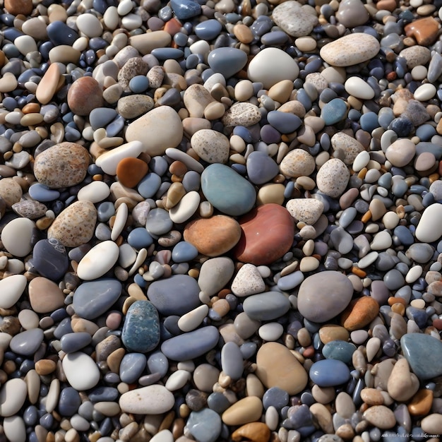 Coastal Serenity Beach Pebbles fotobehang