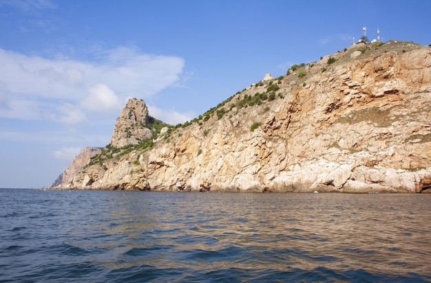 La costa della costa del mar nero della crimea