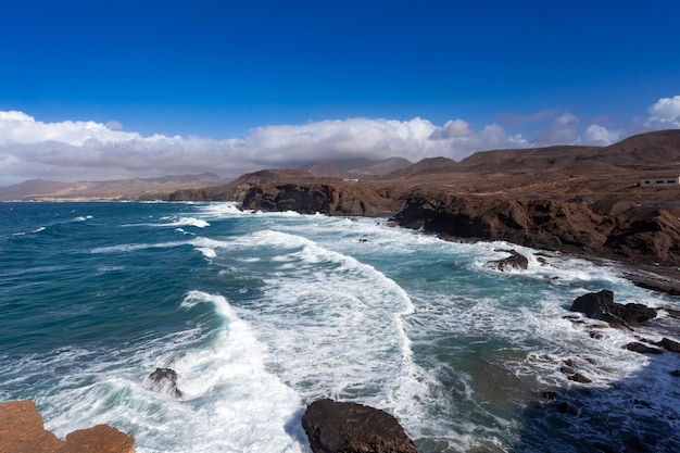 Coastline of Fuerteventura, Canary Islands, Spain