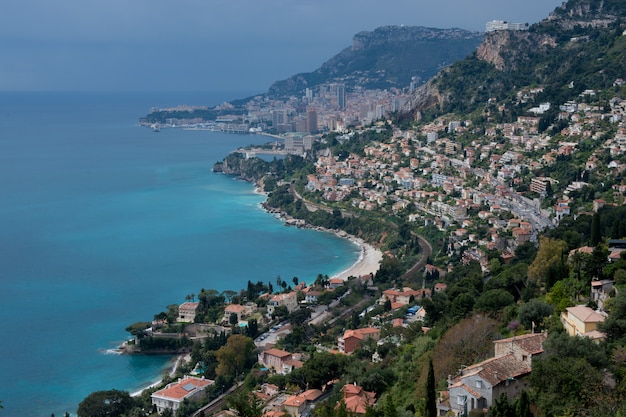 The coastline between Roquebrune and Monaco