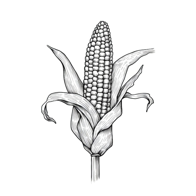 Photo cob corn ai generated