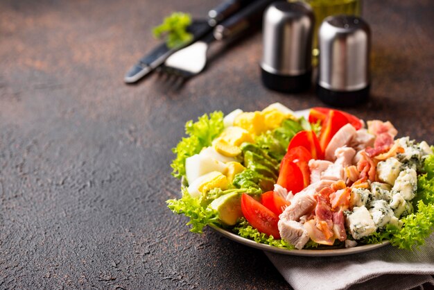 Cobb salad, traditional American food