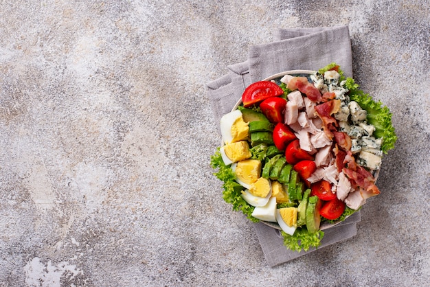 Cobb salad,  traditional American food