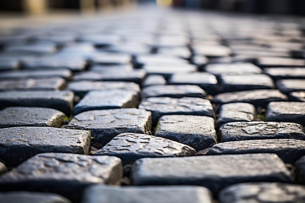 Cobblestone road