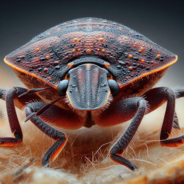 cockroach on a leaf macro insect backgroun