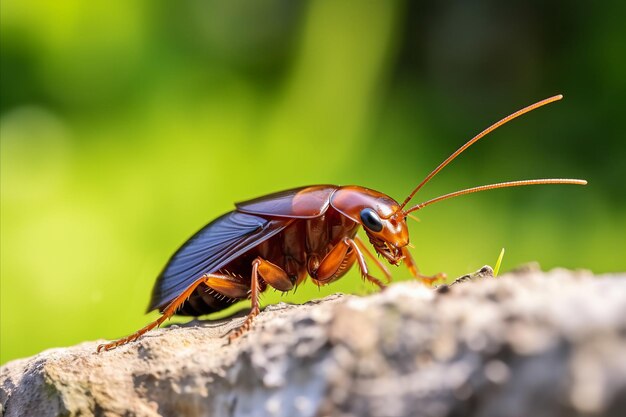 Cockroach in the wild a quick escape