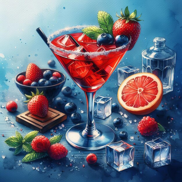 Foto sfondo del cocktail