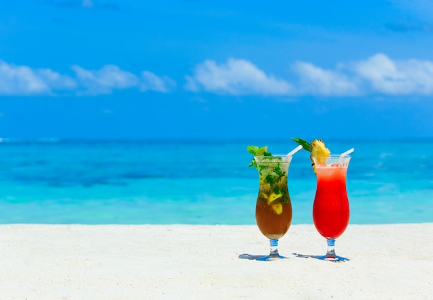 Cocktail on beach