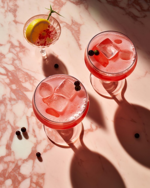 Cocktail beverage presentation visual photo album full of chilling vibes and refreshing moments