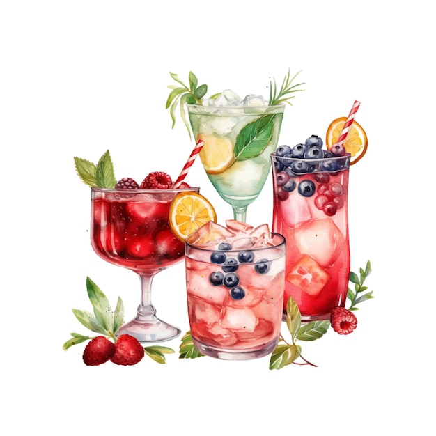 Cocktail clipart cocktail set 40