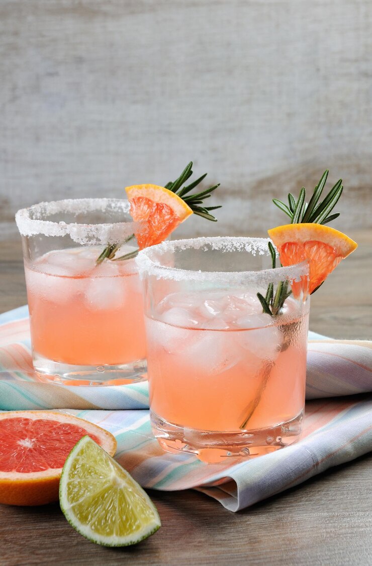 cocktail sprankelende roze Paloma
