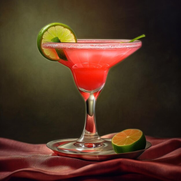 Cocktail strawberry margarita