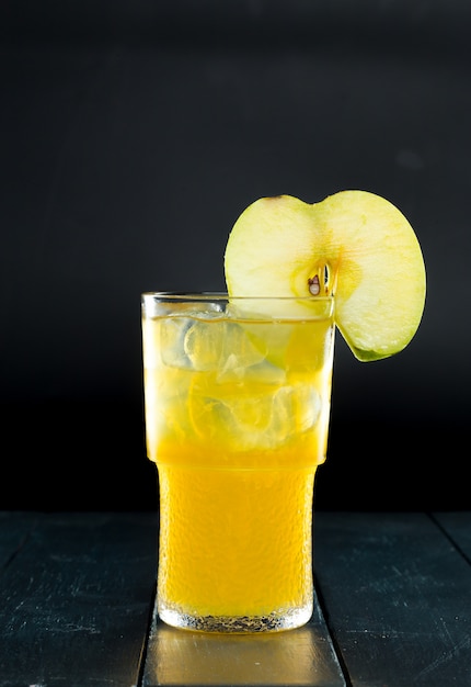 Cocktail with apple