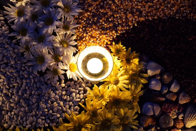 Cocoa ceremony altar