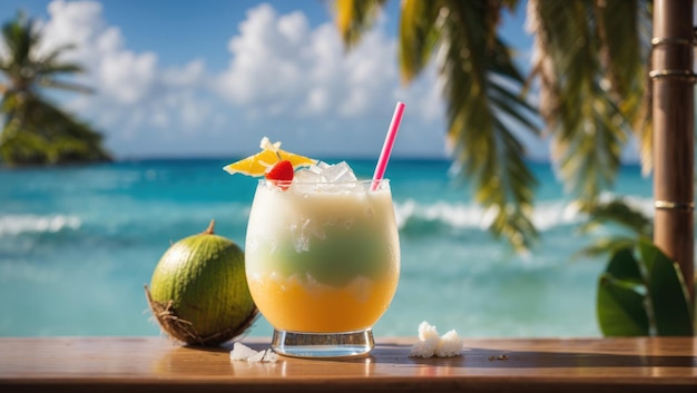Coconut Bliss Sip of Tropical Paradise