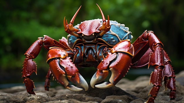 The coconut crab the largest of land hermit crab on