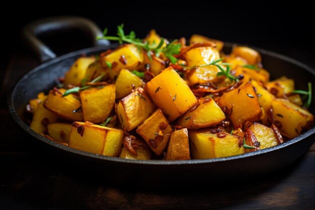 Coconut Curry Potato Fry Treat