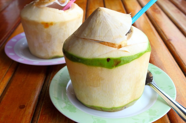 Photo coconut drink