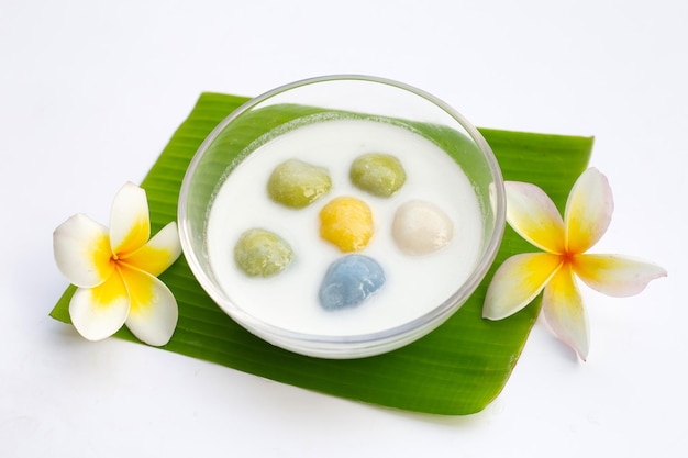 Coconut dumplings in sweet coconut Milk