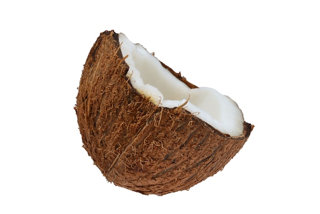 Coconut isolated on white background.