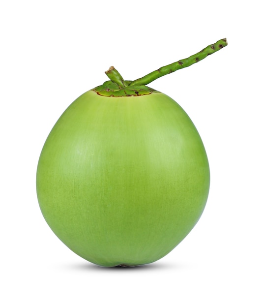 Coconut isolated on white background.