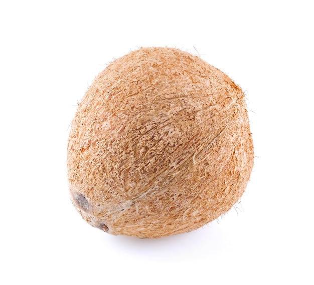 Coconut isolated on white background