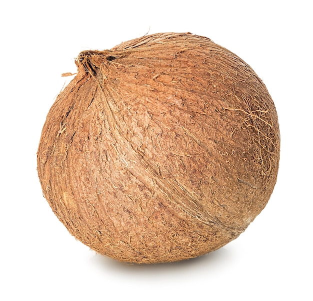 Coconut isolated on white background