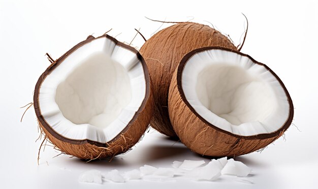Photo coconut isolated white